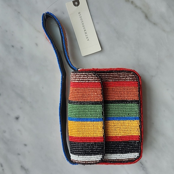 🌼 NWT Anthropologie super mini beaded bag - Picture 4 of 5